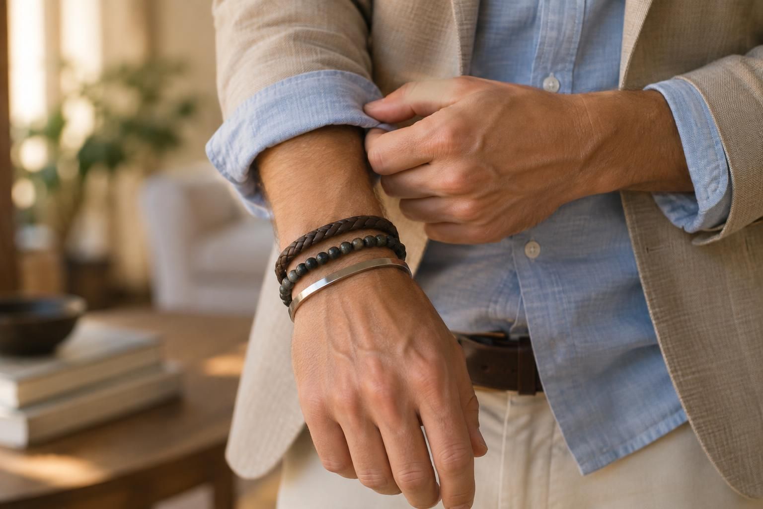 découvrez les styles de bracelets pour homme et nos conseils pour les choisir et les porter avec élégance, selon votre tenue et votre personnalité.